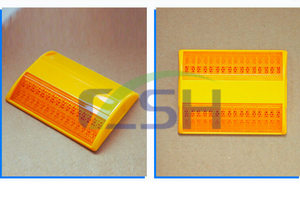 Светоотражающий отражающий материал Gato De Ojos, отражающий материал, приподнятый маркер для дорожного покрытия, придорожный желтый «кошачий глаз», дорожный шпилька - Product Image 2