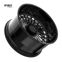 Jantes en alliage forgé KYKY, légères, brossées, nouveau design concave, sur mesure pour rénovation/amélioration, 20 mm, 25 mm, 6061-T6, garantie à vie