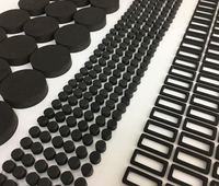Plaquettes en mousse de caoutchouc SNM personnalisées, résistantes à la chaleur, adhésives, en NBR, SBR, CR, EPDM, PU, Silicone, Poron, Neoperne, pour ruban adhésif simple face à fusion à chaud