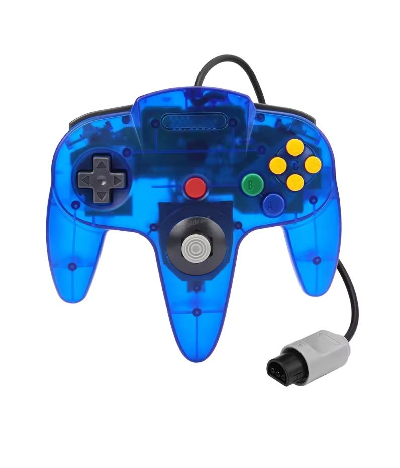 2025S N64 Classic Wired Remote Control Gamepad Gaming Joystick with ...