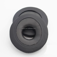 Gratis Pengiriman Penggantian Bantalan Telinga Bantal untuk Te Chnics RP DJ1200 DJ1210 Headphone Headset EarPads Hitam