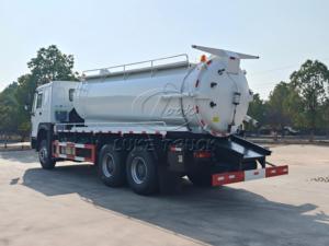 Sinotruk Sewage & Sludge <b>Suction</b> Trucks Diesel Manual 4WD/6WD Optional 20m³ vacuum tank - Product Image 6