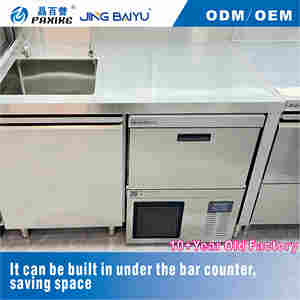 โรงงานผลิตน้ำแข็งคุณภาพสูง เครื่องทำน้ำแข็งทรงกระบอกสำหรับล็อบบี้โรงแรม หน้าจอสัมผัส ระบบทำความเย็นด้วยอากาศ กำลังมองหาตัวแทนจำหน่าย - Product Image 2