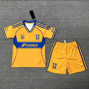 ชุดเสื้อฟุตบอลสำหรับเด็ก25-26เสื้อยืดแขนสั้นเสื้อเจอร์ซีย์บาเซโลน่าสำหรับแมนเชสเตอร์ซิตี้สำหรับไมอามี่ฟลาเมงโกเสือ - Product Image 2