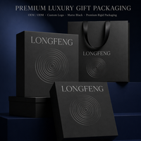 Coffret Cadeau de Luxe Personnalisé à Tiroir avec Fermeture Magnétique, en Matériaux Recyclés, Emballage de Marque avec Estampage à Chaud Argenté pour Usage Domestique
