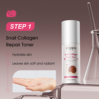 Produits de soins de la peau de marque privée collagène coréen hydratant blanchissant réparateur raffermissant anti-âge escargot muscine ensemble de soins de la peau
