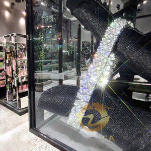 Bracelet Tennis Moissanite 2 Rangs 3mm, Bijoux de Mode Hip Hop, Plaqué Rhodium, Unisexe, Argent 925 Certifié, Sertissage Bezel Iced - Product Image 3