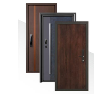 Puerta de Acceso Exterior Vertical Antirrobo de Doble Pared de Acero Inoxidable Comercial Moderna para Exteriores - Product Image 2