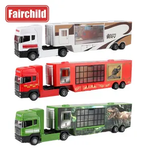 Diecast צעצוע כלי רכב 2023 מכירה לוהטת Rv רכב משאית דגם של סגסוגת מיכל משאית לילד צעצוע Modelo אוסף