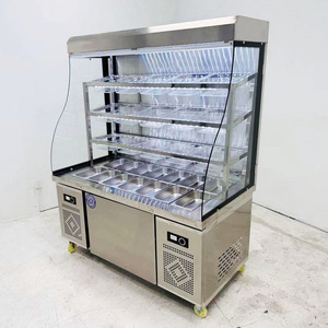 Venta caliente <span class=keywords><strong>barato</strong></span> personalizado Malatang vitrinas refrigeradas caliente picante comercial pantalla enfriador nevera orden gabinete - Product Image 6