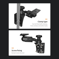 VIN Mounts Soporte de brazo oscilante vertical de 12 "para buscadores de peces y trazadores Compatible con Raymarine/Eagle y más, de la misma manera que con otros modelos, de la misma manera