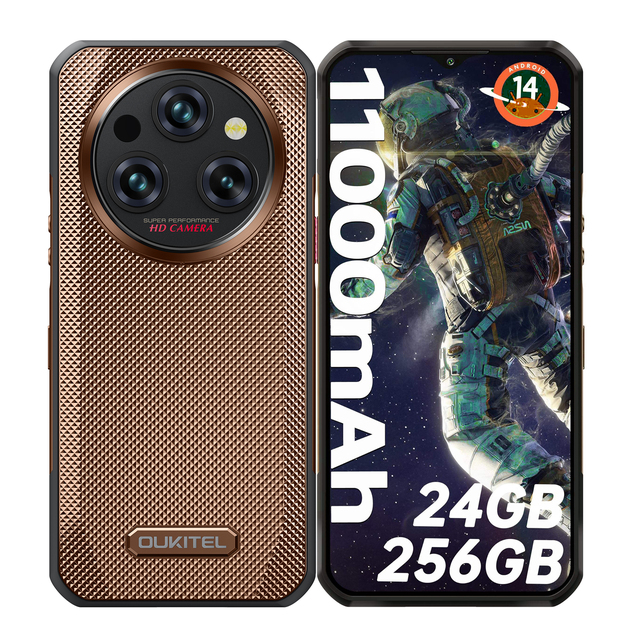 Oukitel Wp35S Mtk Helio G85 6.6 Display nfc Smartphone android 14 BT5.0 Type-C Unlocked Global Night Version Camera Rugged Phone