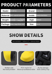 Agricultural Safety Work Industrial Work <strong>Boots</strong> Safety Footwear Men Shoes S4 S5 PVC Rain <strong>Boots</strong> Gum <strong>Boots</strong> Waterproof - Product Image 6