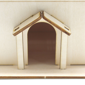 Kit de casa miniatura de madera para niños de 4 a 6 años, juguete educativo de ciencia, modelo de arquitectura, manualidad de construcción. - Product Image 5
