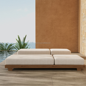 FERLY Mobilier <span class=keywords><strong>de</strong></span> jardin extérieur <span class=keywords><strong>en</strong></span> <span class=keywords><strong>bois</strong></span> <span class=keywords><strong>de</strong></span> teck massif personnalisé <span class=keywords><strong>de</strong></span> luxe OEM Chaises longues <span class=keywords><strong>de</strong></span> <span class=keywords><strong>piscine</strong></span> <span class=keywords><strong>en</strong></span> <span class=keywords><strong>bois</strong></span> pour la plage - Product Image 3