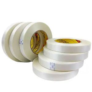 Clear Fiberglass Adhesive tape 893 Filament Tape 3M 893 Synthetic Rubber Adhesive General-Purpose Packaging Tape