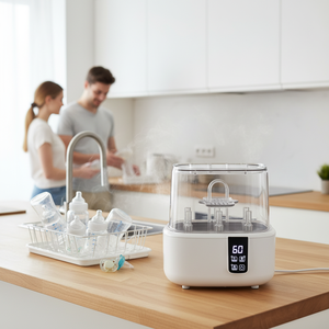 <span class=keywords><strong>Esterilizador</strong></span> de biberones 3 en 1 con secador, desinfectante de biberones de vapor eléctrico para artículos de bebé, biberones y accesorios para <span class=keywords><strong>sacaleches</strong></span> - Product Image 1