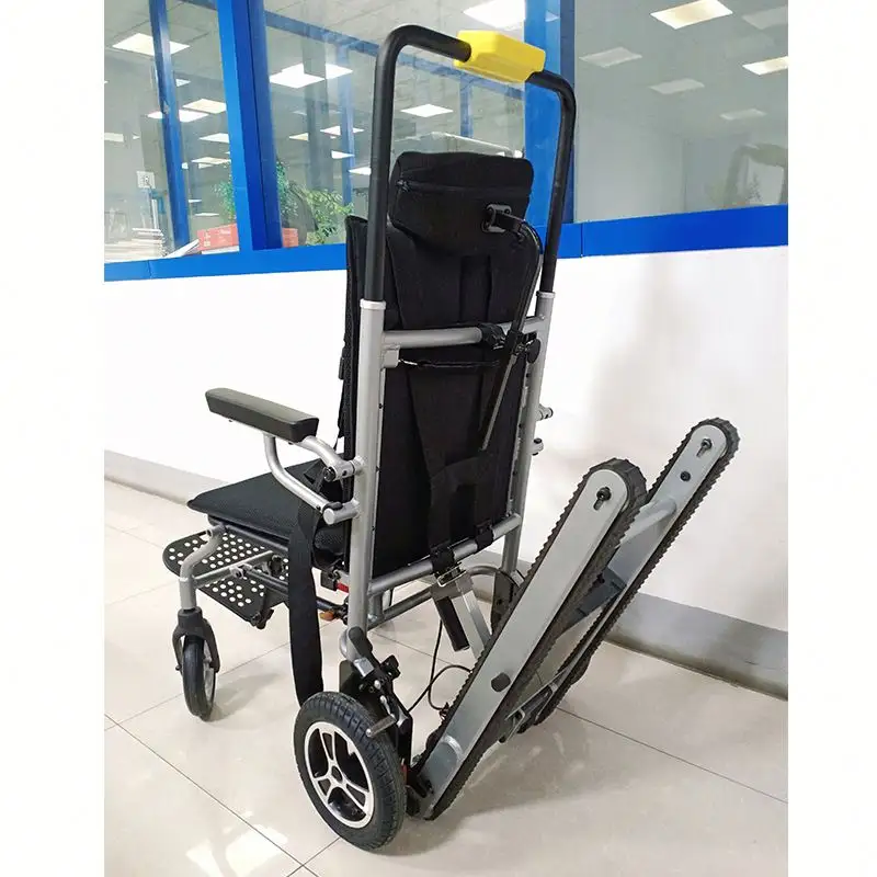 Scalatore motorizzato elettrico della scala della sedia a rotelle della sedia a rotelle delle scale rampicanti per i disabili