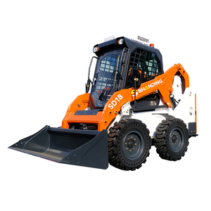 Мини-погрузчик с бортовым поворотом, полноприводный (4x4), бензиновый двигатель, надежная работа, эффективные земляные работы, для тяжелых строительных работ, с насосом - Product Image 6