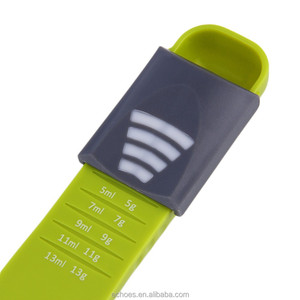 Adjustable Nine Stalls Double End Scale Plastic <b>Measuring</b> <b>Spoon</b> Unique Metering Tool for Kitchen Home Coffee Commercial Food Use - Product Image 3