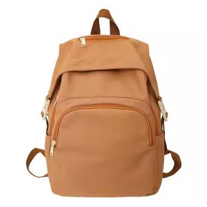 Mochila escolar de nailon multifuncional Unisex con logotipo personalizado, nueva moda, cierre de cremallera, impermeable para estudiantes universitarios y adolescentes - Product Image 6