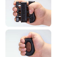 Entraîneur de force réglable pour les mains, lot de 4, pour exercices des bras, fitness à domicile, avec ressorts en acier et compteur