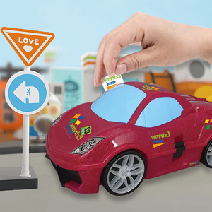 Cute Kids' Car-Shaped Luggage for Travel, High-Quality Toddler <strong>Suitcase</strong> - Product Image 4