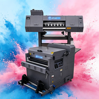 Printer DTF Digital ATUE 60cm Format Besar Transfer Langsung ke Film 2-Head XP600 Dimensi Cetak 600mm Menggunakan Tinta Pigmen
