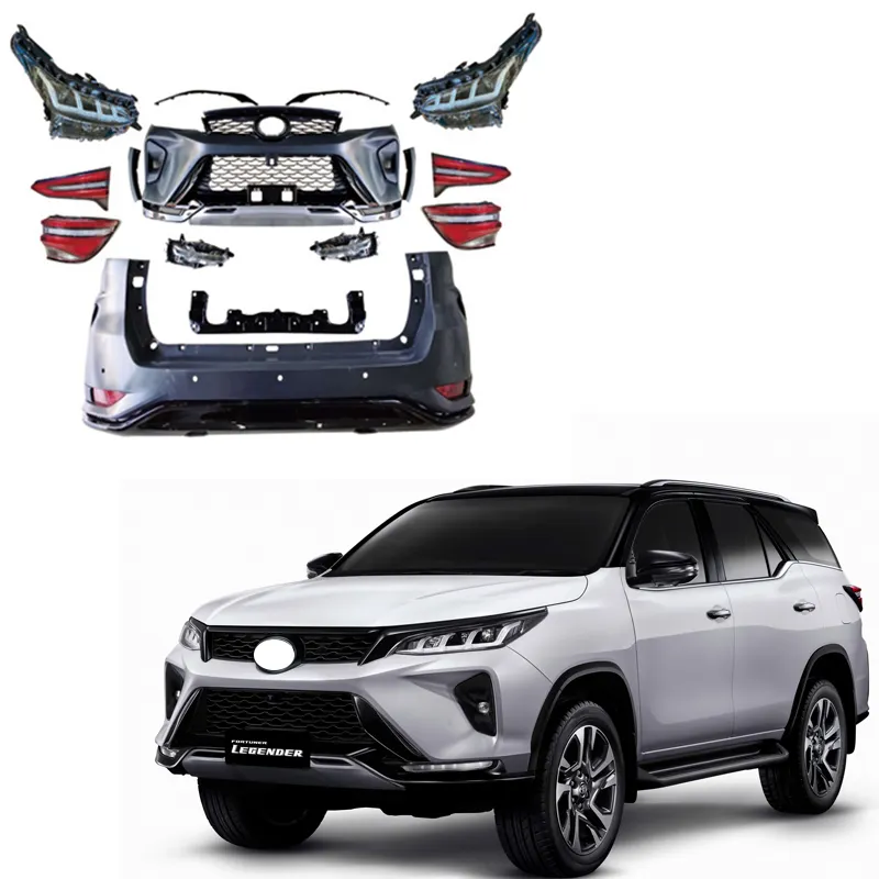 KLT Car body Kit Parts Body Kits For Toyota Fortuner 2015-2020 Upgrade To Fortuner legender 2021
