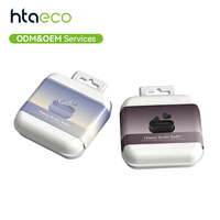 Boîtes télescopiques personnalisées OEM/ODM en pulpe moulée, écologiques, biodégradables, fabriquées à partir de bagasse de canne à sucre, avec insert pour écouteurs