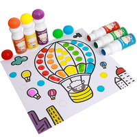 Marqueurs de bingo en forme de dessins adorables, 1,5 oz, non toxiques, colorés, pour graffitis et jeux de bingo pour enfants