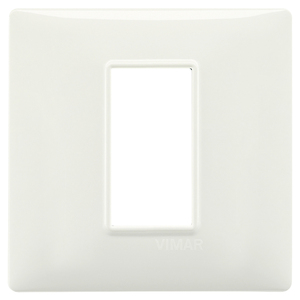 Ivory Wall <b>Switch</b> Plate 1M 8x13x0.9cm Vimar - Product Image 1