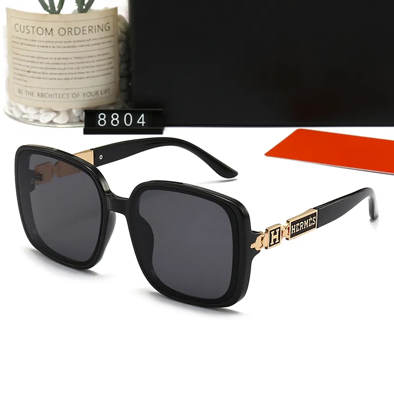 Kacamata hitam desainer HERM kacamata hitam Pria Wanita kacamata Adumbral UV400 kacamata merek klasik kacamata Pria Wanita Su