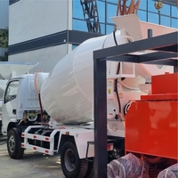 Chine 1 m3 2.5m3 3m3 petit camion bétonnière à trois roues réservoir de mélange de ciment à vendre