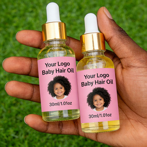 Aceite capilar natural para niñas, tratamiento calmante para el cuero cabelludo, promueve el crecimiento de un cabello suave y saludable - Product Image 2