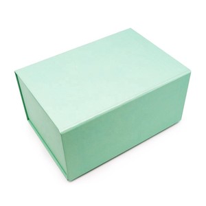Boîte cadeau de luxe artisanale avec fermeture magnétique pour bijoux, montres, logo personnalisé, design en papier rigide pliable - Product Image 1
