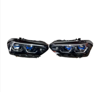 CZKOAUTO Feebest Nouveauté Phare pour BMW X5 G05 X6 G06 Black Shadow Laser 5A55AA5 5A55AA6 Gauche