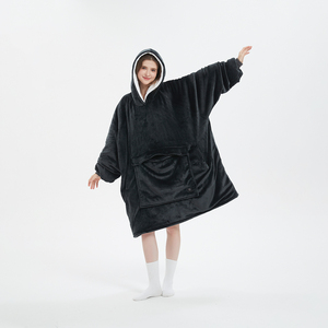 Sudadera de Sherpa de gran tamaño personalizada de fábrica, Sudadera con capucha eléctrica con calefacción personalizada de lana portátil - Product Image 1