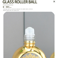 Flacon de parfum en verre à vendre, flacon de parfum de 15 ml et emballage, flacon de parfum incassable, flacon à bille d'attar