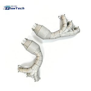 ท่อร่วมไอเสีย FlowTech High Performance Racing SS304 สำหรับ Porsche 911 GT3 3.8L 991.1 997.2 พร้อมแผ่นกันความร้อน ติดตั้งได้โดยตรง - Product Image 4