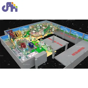 Domerry 664m*m Customized Indoor Playground For Children Kids Playhouse Equipment Kids Role Play Set Indoor Game