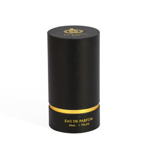 Envase de Tubo de Papel Dorado Negro para Botella de Perfume de 30 ml con Logotipo Estampado en Caliente - Product Image 6