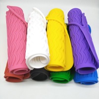 Vente chaude Cheveux Bigoudi Cheveux Diviseur Perm Tiges Résistant À La Chaleur Tapis En Silicone Isolé À La Chaleur Silicone Fer Pad