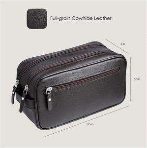 Sac à main en PU pour homme avec logo personnalisé, grande capacité, léger, résistant à l'usure, sac de toilette de luxe, vente en gros - Product Image 4