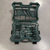 Kit d'outils mécaniques de 215 pièces avec clé à douille à cliquet, ensemble de douilles en acier CRV, boîte à outils pour la réparation automobile OEM/ODM