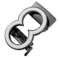 Hebilla de cinturón de moda para hombre, hebilla de cinturón de aleación de zinc, hebilla automática