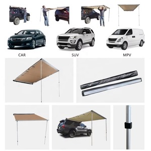 Auvent de <span class=keywords><strong>camping</strong></span> de haute qualité 200x250x200cm, bâche Oxford imperméable pour SUV, remorque, tente multi-volets - Product Image 6