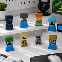 Set de Minifiguras Pixeladas de Plástico ABS de Alta Calidad, Figuras de Plástico de Alta Densidad, Regalo Ideal para Fiestas de Cumpleaños de Gamers