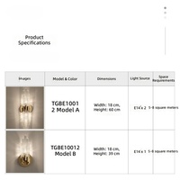 Lámpara de pared de cristal moderna, creativa, para sala de estar, pared de fondo de TV, lámpara de noche para dormitorio, lámpara de pared para pasillo de hotel