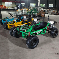 Buggy Kart Resistente de Gasolina de 4 Tiempos y 212cc con Transmisión por Cadena y Freno de Disco para Carreras al Aire Libre - Uso Infantil y Adulto, Velocidad Máxima de 80km/h